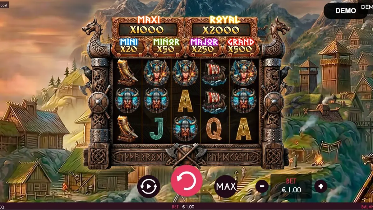 Valhalla Wilds Boost slot machine theme